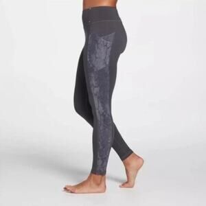 Calia Women's Snakeskin Gray Mesh Panel Essential Leggings Size XS X-Small